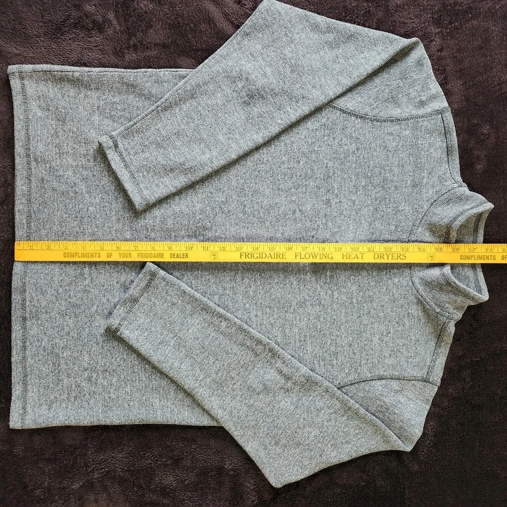 Gap Mens 1/4 Zip Pullover Sweater Long Sleeve Size Large Greenish Gray